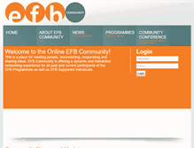 Tablet Screenshot of community.balkanfund.org